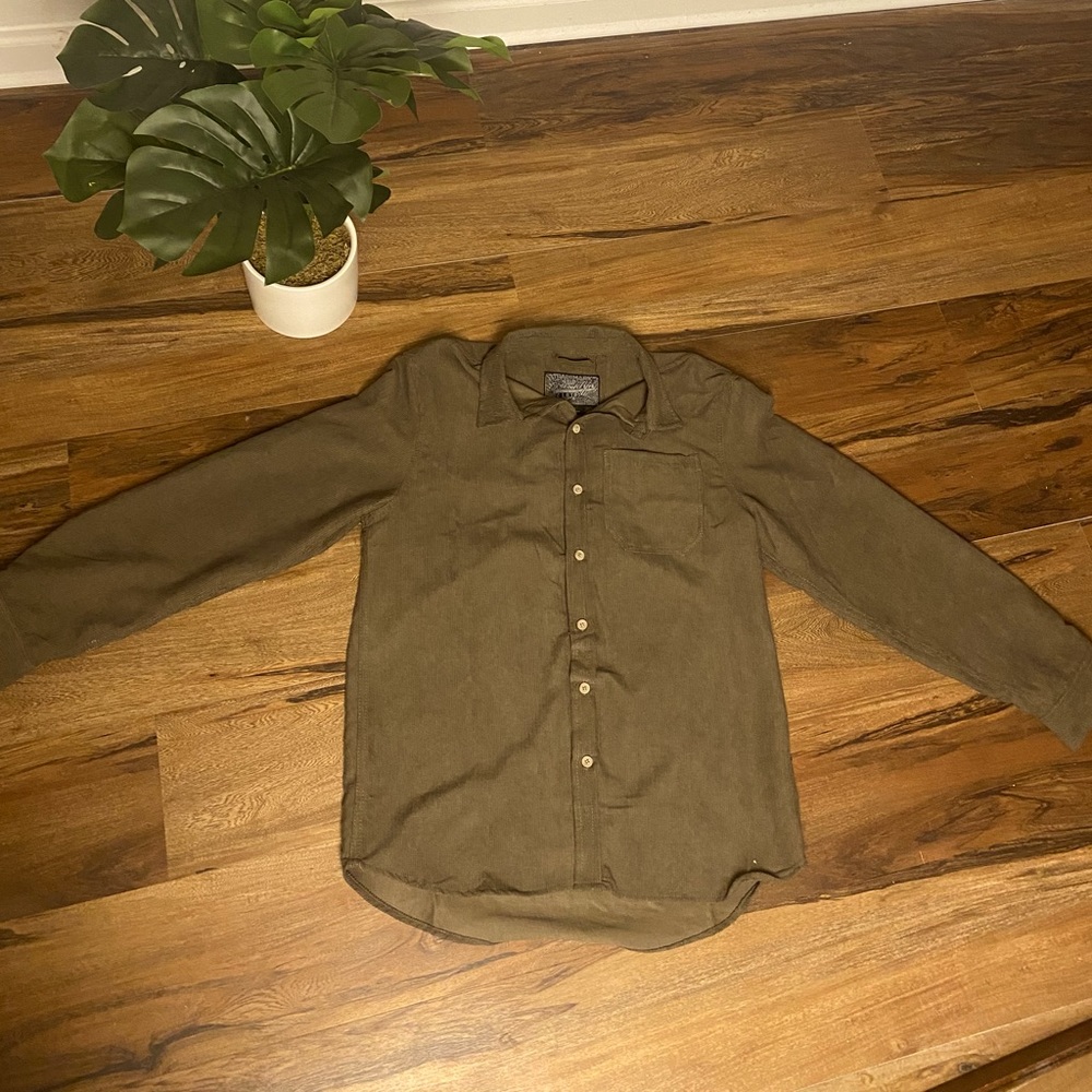 Mens Corduroy Shirt Size M